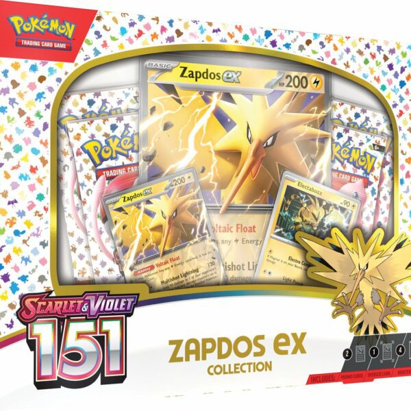 Pokémon Scarlet & Violet 151 Zapdos ex Box