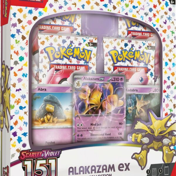Pokémon Scarlet & Violet 151 Alakazam ex Box