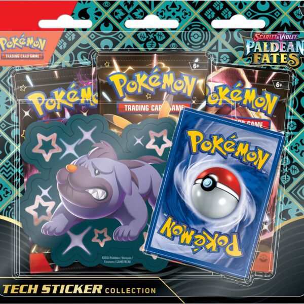 Pokémon Scarlet & Violet Paldean Fates Sticker Blister - Maschiff