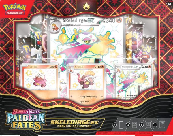 Pokémon Scarlet & Violet Paldean Fates Premium Collection Skeledirge EX